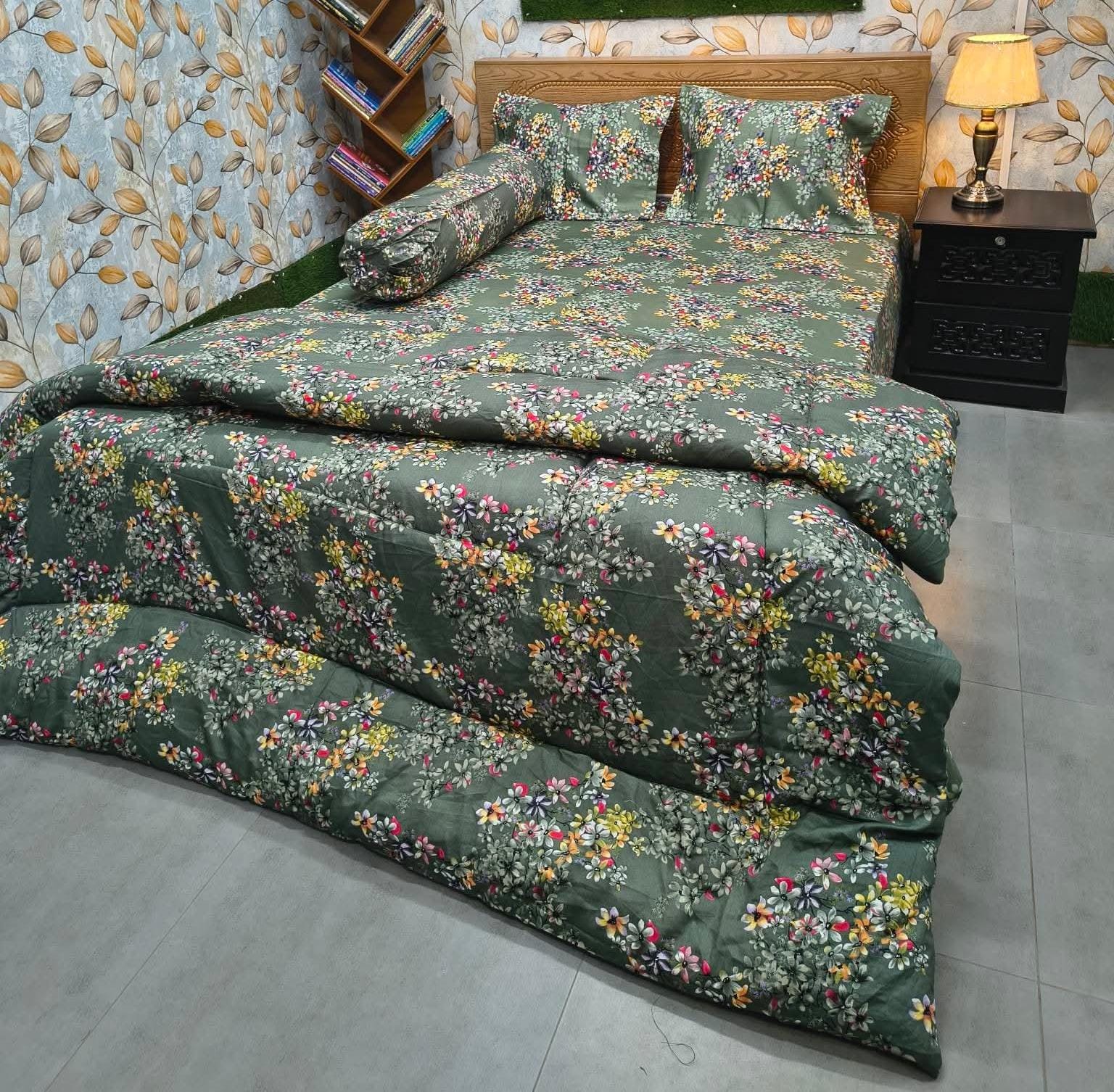 Picture of 5 In 1 Combo Twill Cotton  Comforter Set.   CFS-338