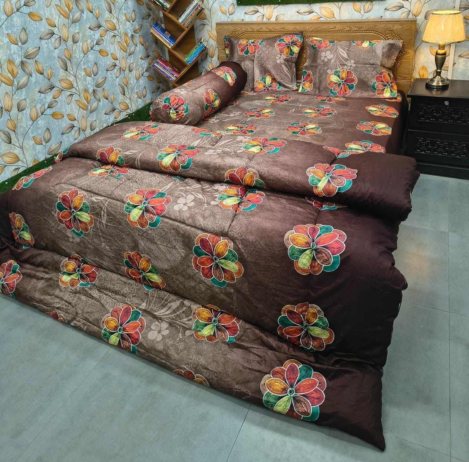 Picture of 5 In 1 Combo Twill Cotton  Comforter Set.   CFS-339