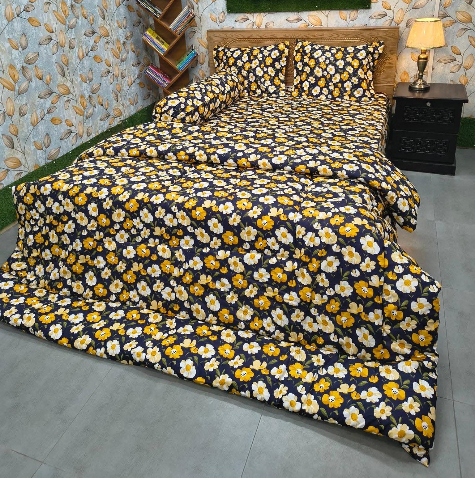 Picture of 5 In 1 Combo Twill Cotton  Comforter Set.   CFS-343