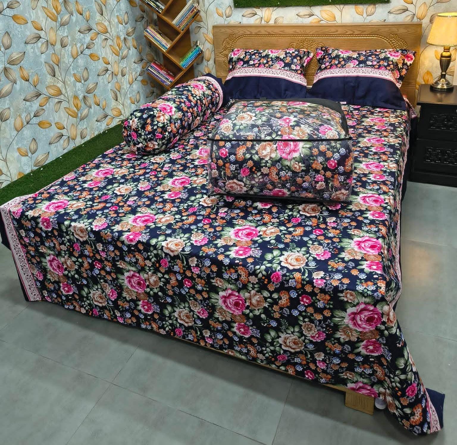 Picture of 5 In 1 Combo Twill Cotton  Comforter Set.   CFS-345