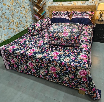 Picture of 5 In 1 Combo Twill Cotton  Comforter Set.   CFS-345