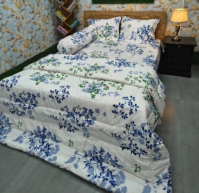 Picture of 5 In 1 Combo Twill Cotton  Comforter Set.   CFS-347