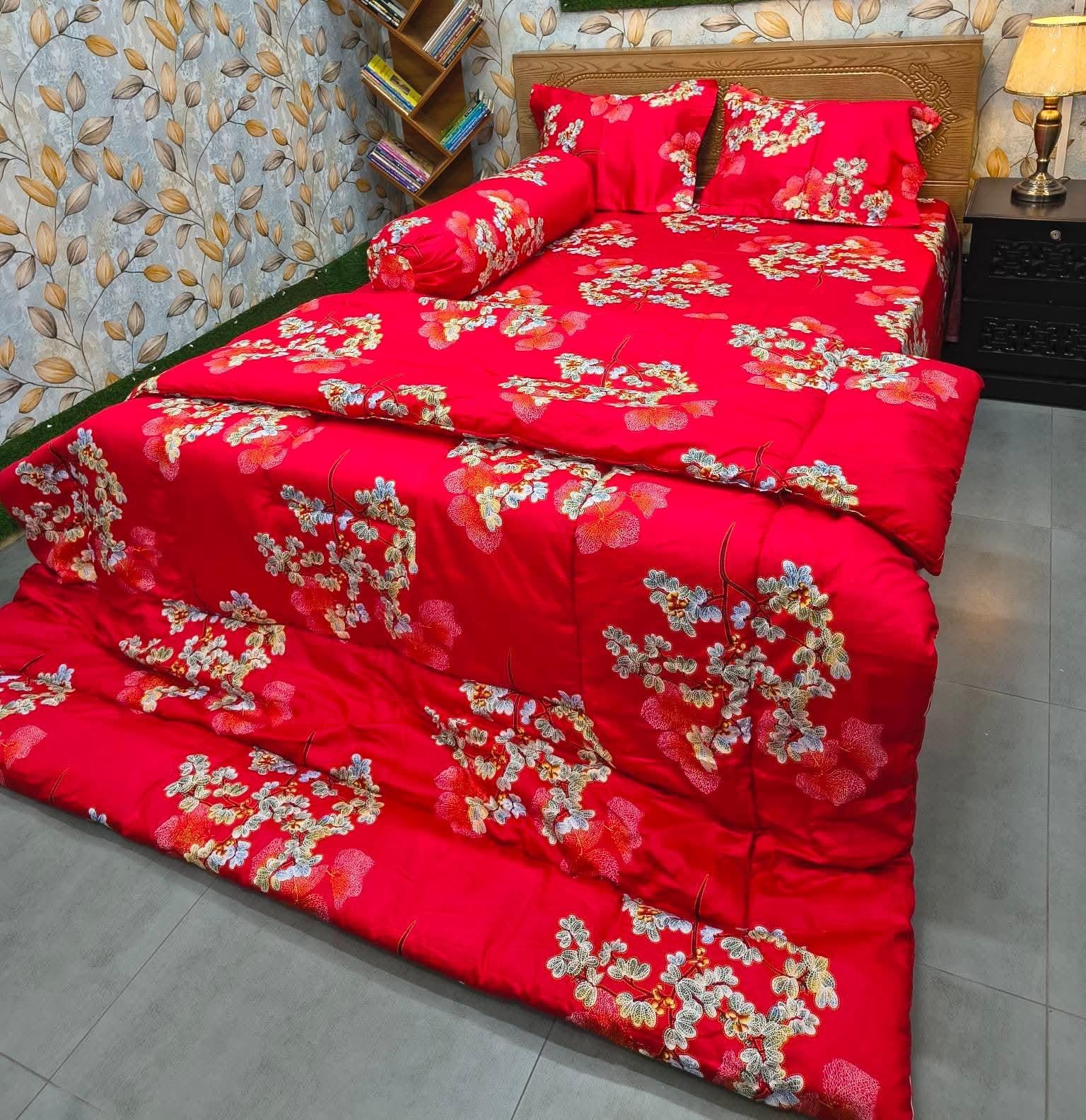 Picture of 5 In 1 Combo Twill Cotton  Comforter Set.   CFS-348