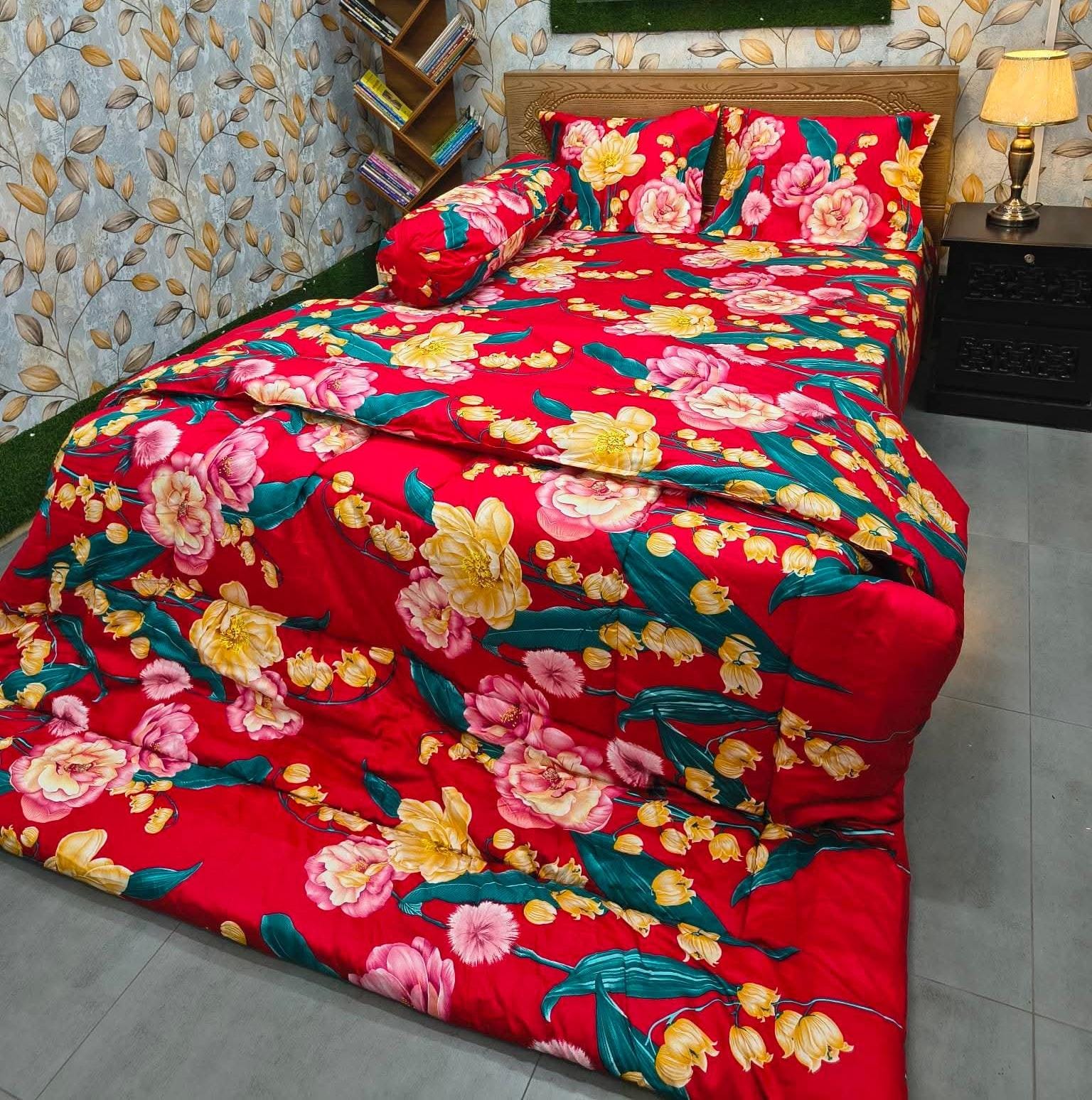 Picture of 5 In 1 Combo Twill Cotton  Comforter Set.   CFS-349