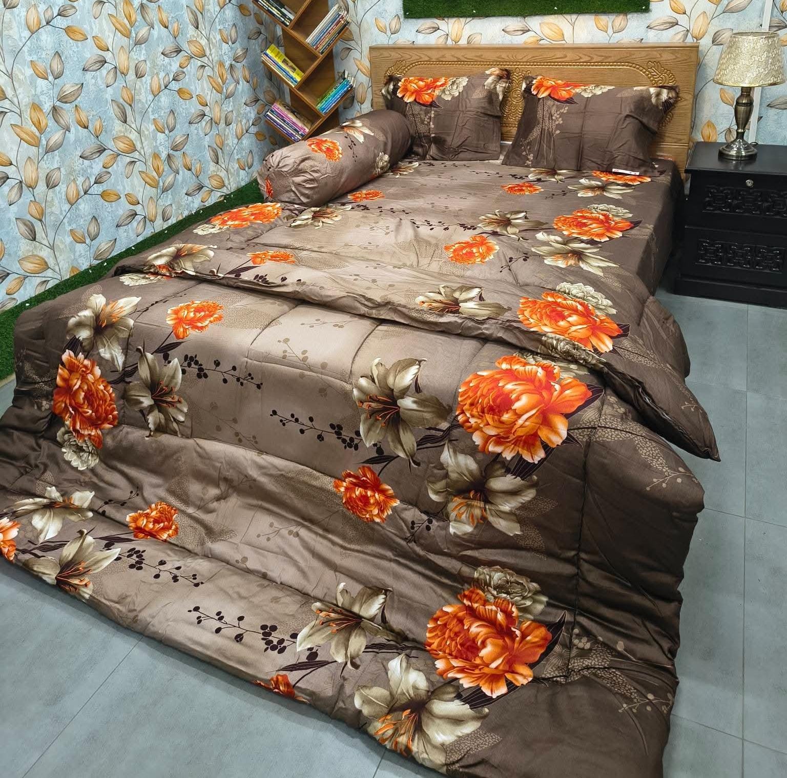 Picture of 5 In 1 Combo Twill Cotton  Comforter Set.   CFS-350