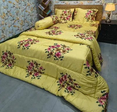 Picture of 5 In 1 Combo Twill Cotton  Comforter Set.   CFS-353