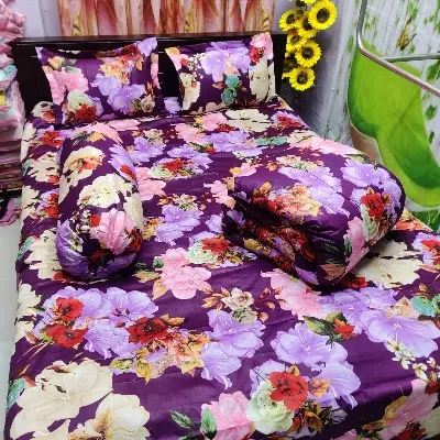 Picture of 5 In 1 Combo Twill Cotton  Comforter Set.   CFS-358