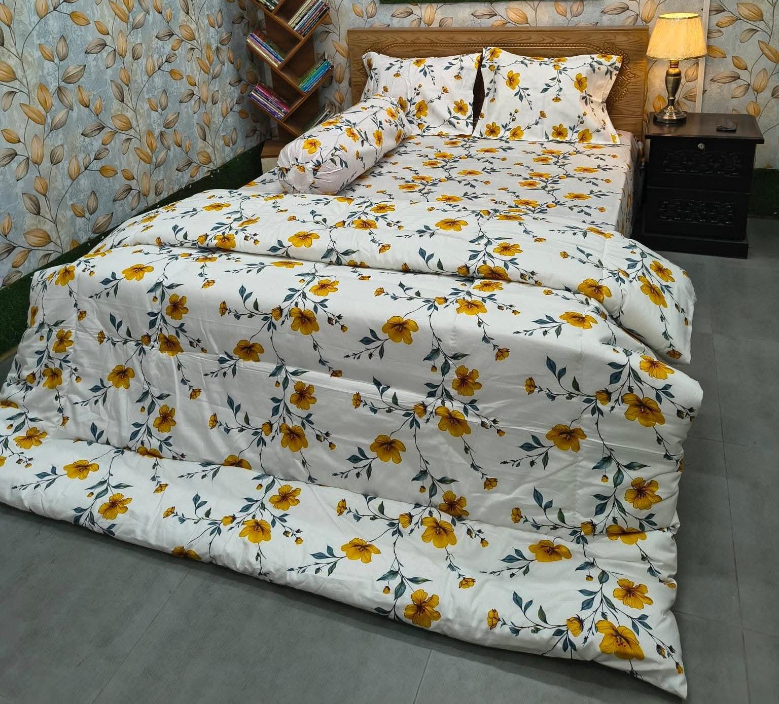 Picture of 5 In 1 Combo Twill Cotton  Comforter Set.   CFS-321