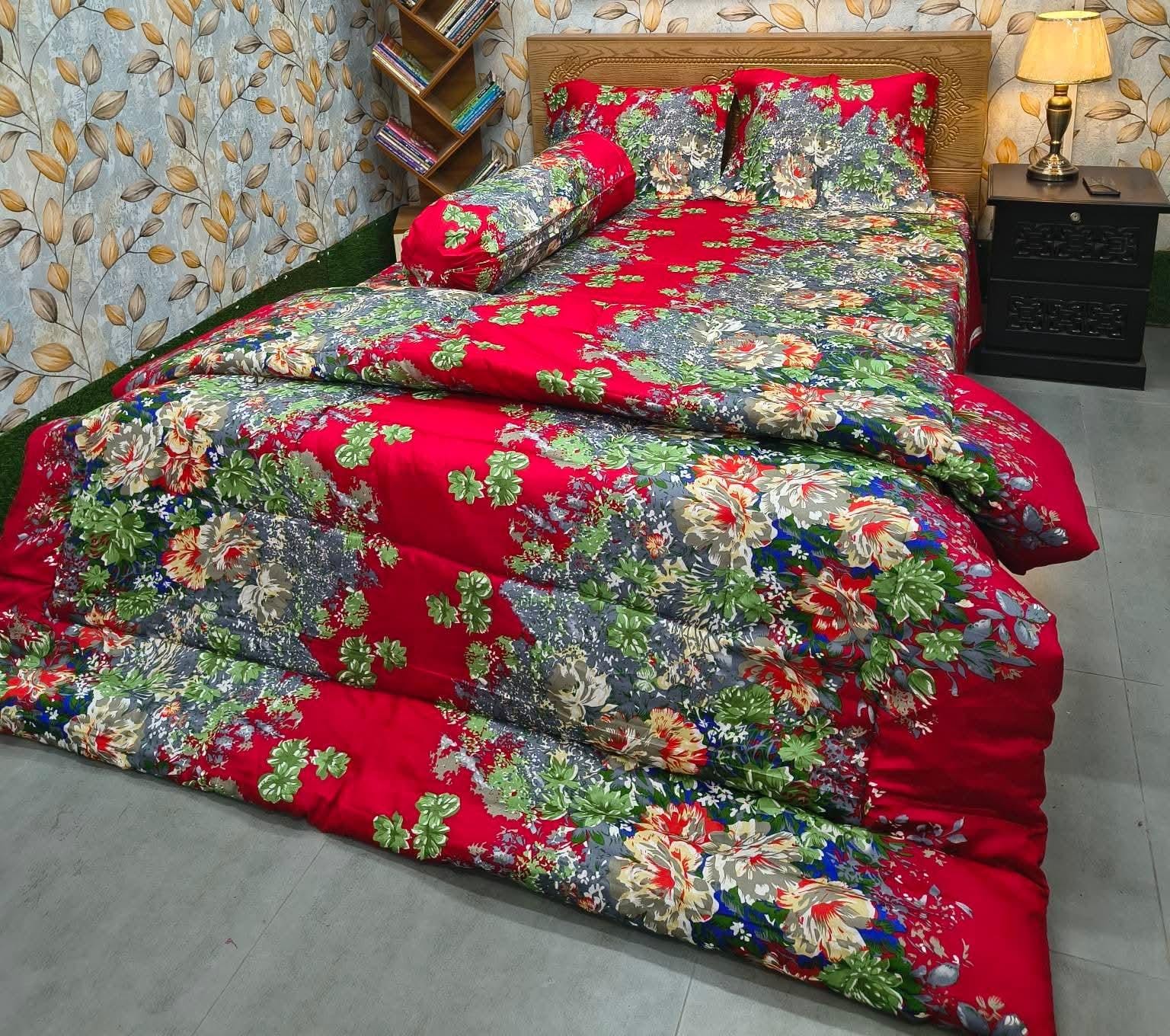 Picture of 5 In 1 Combo Twill Cotton  Comforter Set.   CFS-323