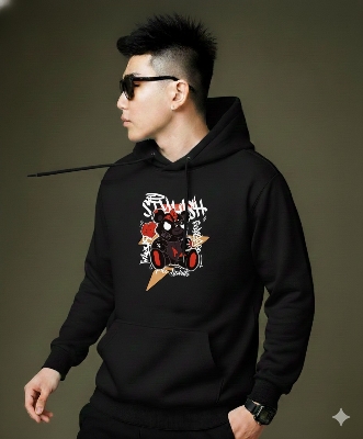 Picture of Mens Cotton Fabeic Hoodie For  H-464