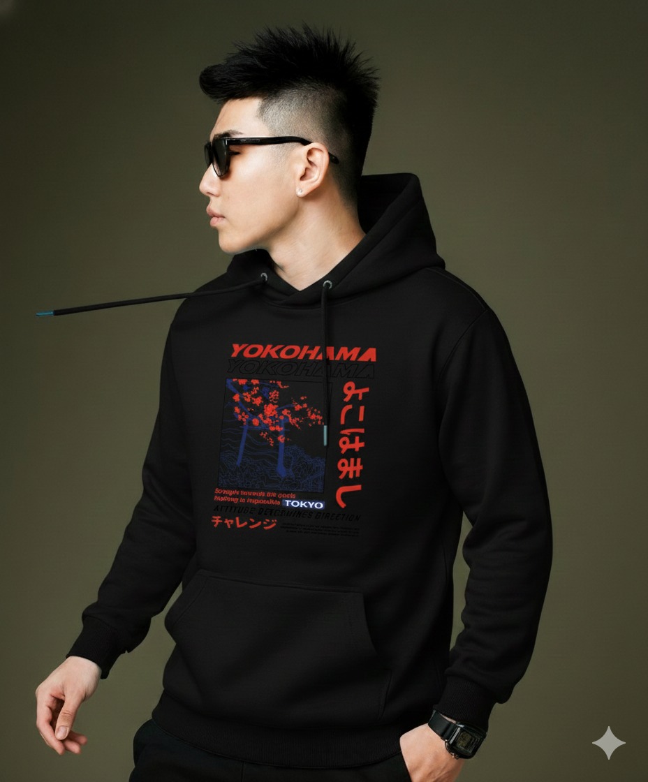 Picture of Mens Cotton Fabeic Hoodie For  H-481