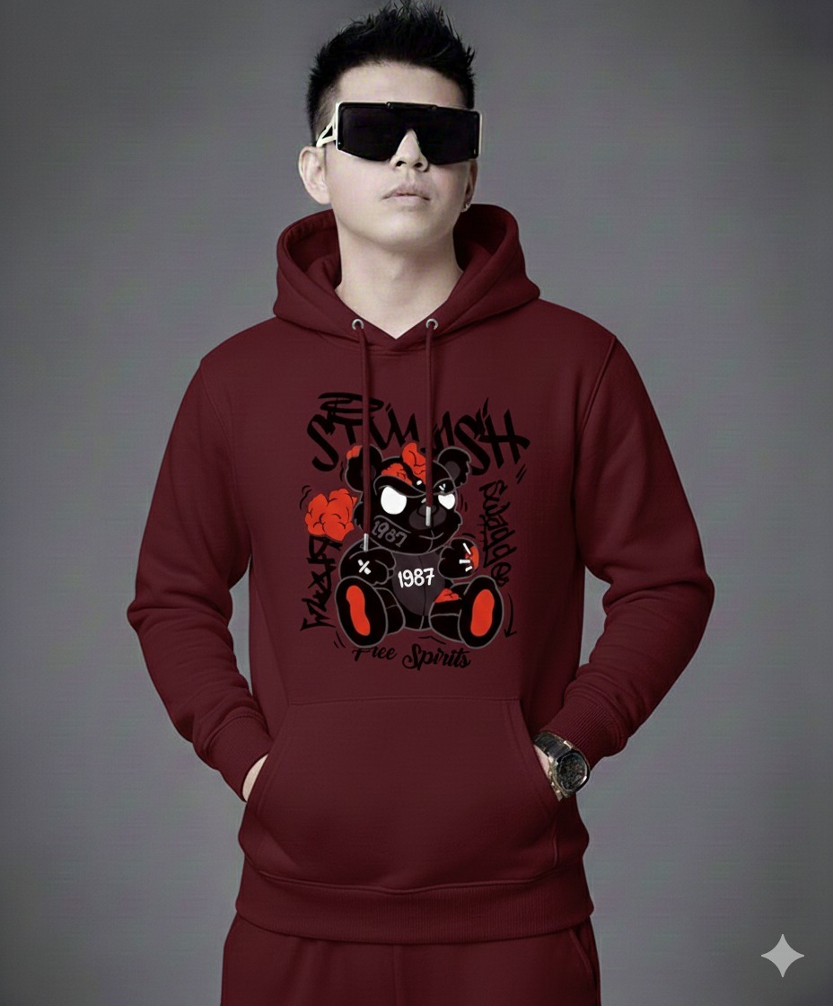 Picture of Mens Cotton Fabeic Hoodie For  H-488