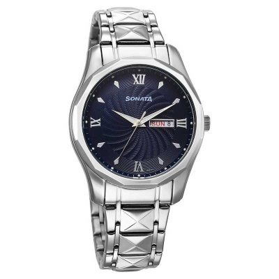 Picture of Sonata Volt Black Dial Analog Watch for Men