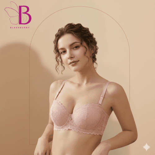 Picture of Women’s Seamless Wire-Free Push-Up Bra – Full Cup Comfort with Elegant Embroidery