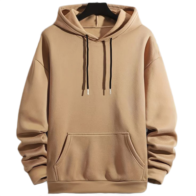 Picture of Best Men's New Stylish Winter Brown Hoodie