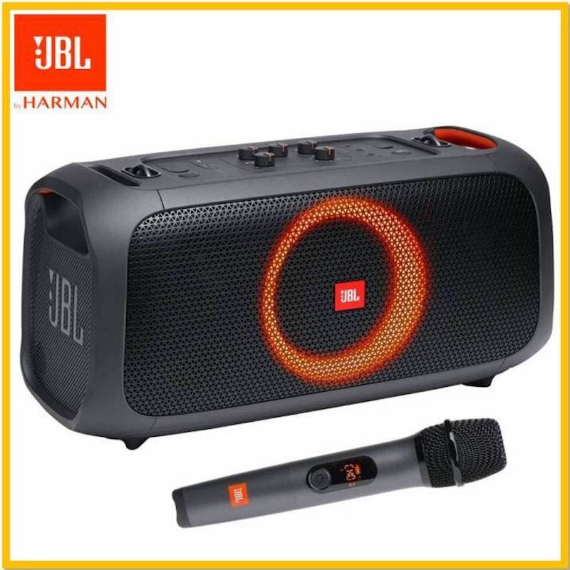 Picture of JBL PartyBox On-The-Go Portable Party Speaker with Microphone