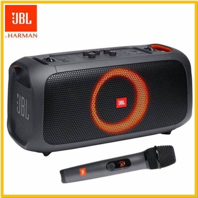 Picture of JBL PartyBox On-The-Go Portable Party Speaker with Microphone