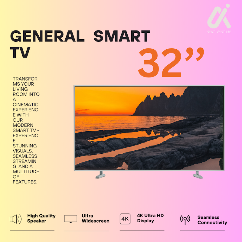 Picture of General 32" Frameless Double Glass Android TV