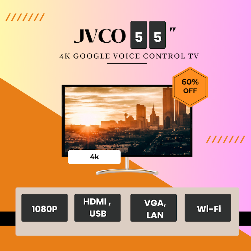 Picture of JVCO 55" 4K Voice Control Smart TV