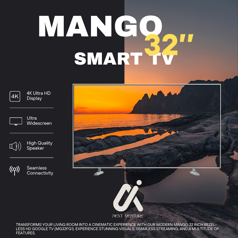 Picture of Mango 32 Inch Bezel-Less HD Google TV (MG32FG1)