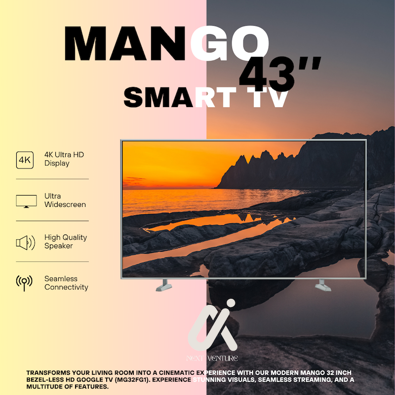 Picture of Mango 43" Borderless LED Android Smart Television