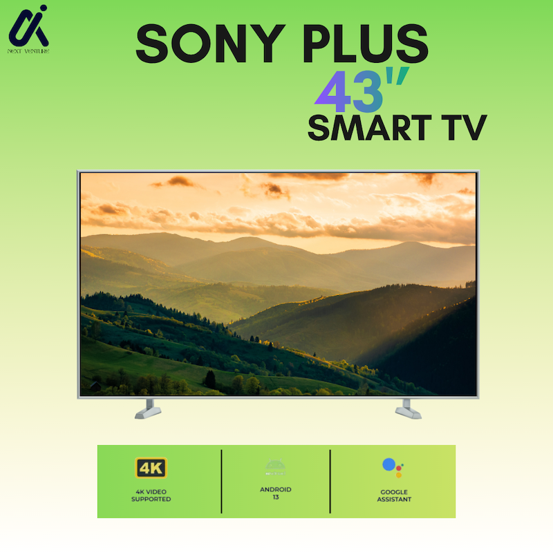 Picture of Sony Plus 43 inch Frameless Smart LED TV Wi-Fi Full HD 4K Supported Android Television