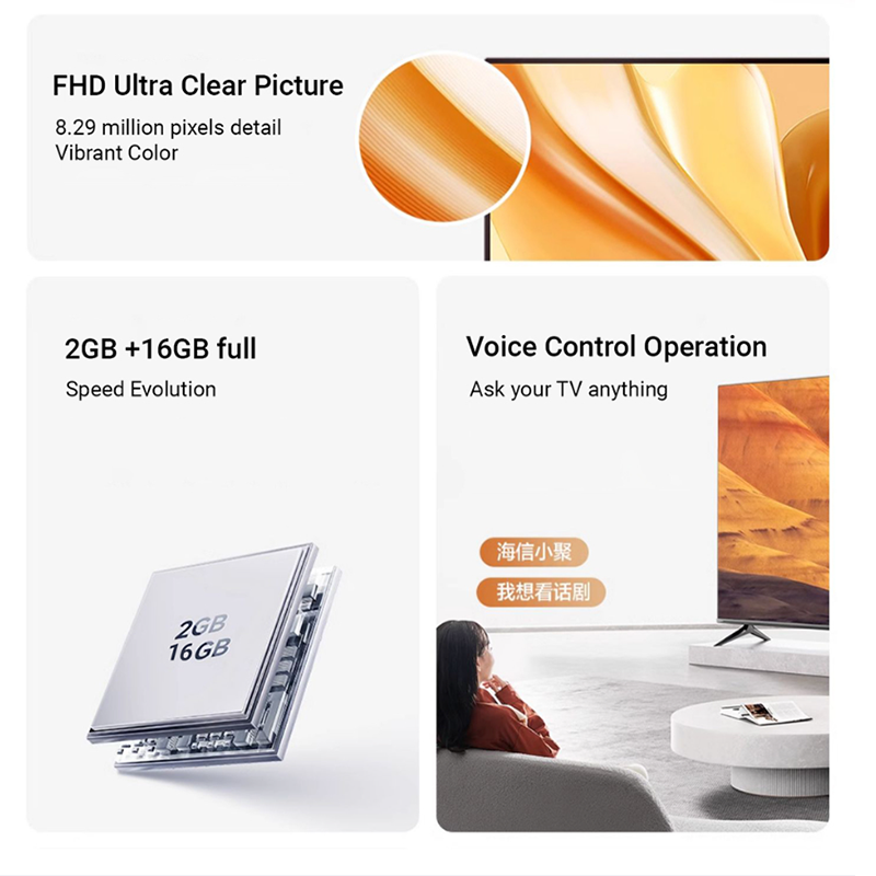 Picture of prime TV 32 inch FHD Frameless Voice Control Android Smart TV