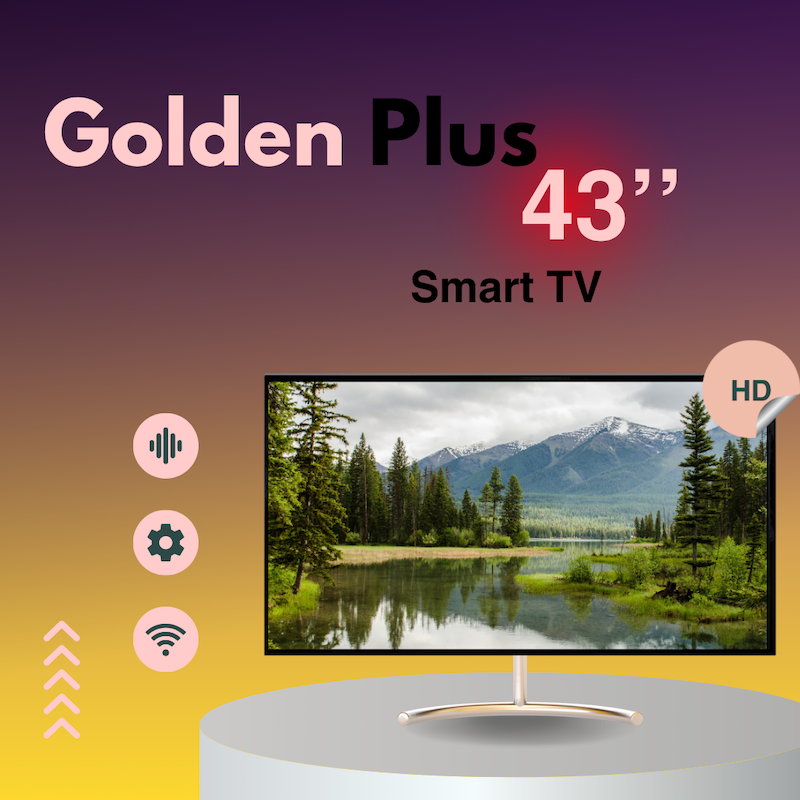 Picture of Golden Plus 43-inch Borderless Android Television
