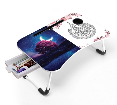 Picture of Portable Foldable Laptop/Notebook Stand Desk/Table: Study and Work Anywhere with Ease-a Unique Choice For Your Needs-Violet