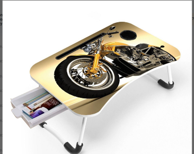 Picture of Portable Foldable Laptop/Notebook Stand Desk/Table: Study and Work Anywhere with Ease-a Unique Choice For Your Needs-Bronze