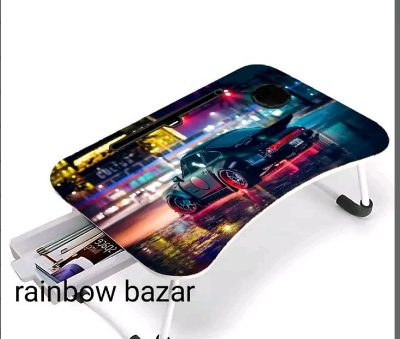 Picture of water proof table motun patlo portable laptop table for kids Computer Laptop Desk Small Foldable Multi-Function Bed Desk Simple Dormitory Lazy Table Bed with Laptop Table-Floral
