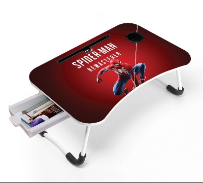 Picture of waterproof table most  Portable Foldable Home Laptop/Notebook Stand Desk/Table for Study- kids item babys iteam man and  ladys item Computer Laptop Desk Small Foldable Multi-Function Bed Desk Simple Dormitory Lazy Table Bed with Laptop Table-Multicolor