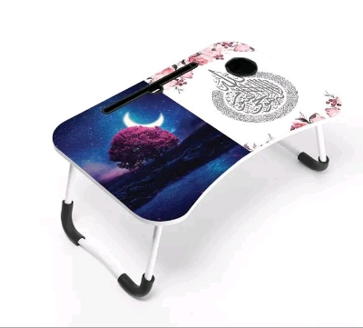 Picture of waterproof table most  Portable Foldable Home Laptop/Notebook Stand Desk/Table for Study- Computer Laptop Desk Small Foldable Multi-Function Bed Desk Simple Dormitory Lazy Table Bed with Laptop Table-Multicolor