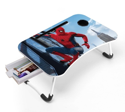 Picture of waterproof table most portable laptop table waterproof sticker portable laptop table for kids  laptop table Computer Laptop Desk Small Foldable Multi-Function Bed Desk Simple Dormitory Lazy Table Bed with Laptop Table-Black