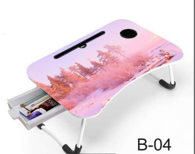 Picture of waterproof table most Computer Laptop Desk Small Foldable Multi-Function Bed Desk Simple Dormitory Lazy Table Bed with Laptop Table-Blueberry