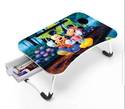 Picture of waterproof  stiker  table most premium unique portable study table kids item man item man item women item t Computer Laptop Desk Small Foldable Multi-Function Bed Desk Simple Dormitory Lazy Table Bed with Laptop Table-Floral