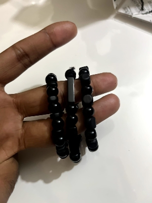 Picture of New style Men Cuban Link Chain Bracelet Shiny Rhinestone Inlaid Bangle Jewelry-Grey