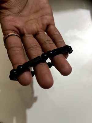 Picture of New style Men Cuban Link Chain Bracelet Shiny Rhinestone Inlaid Bangle Jewelry-Green