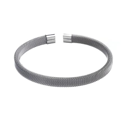 Picture of Fashionable Twisted Healthy Magnetic Bracelet Therapy Magnets Bracelets best price a best china  best ss steel bracelet-Jade,16 CM
