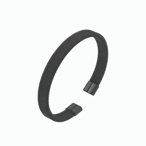 Picture of New style Men Cuban Link Chain Bracelet Shiny Rhinestone Inlaid Bangle Jewelry china orginal ss steel braceleyt new update best-zikzi vlack,21 CM