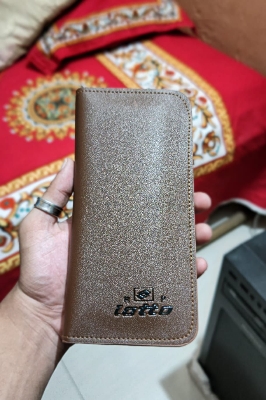 Picture of Men Zipper Wallet Casual Male Wallet Multi-card Soft Purse- For Men - wallet-Brown