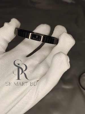 Picture of vairal ss steel New style Men Cuban Link Chain Bracelet Shiny Rhinestone Inlaid Bangle JewelrAyatul Kursi Cuff Bangles For Women Men Stainless Steel Simple Carve Bangle Messager Islam Muslim Arabic Style Jewelry Gift WANNA-code 2,Black