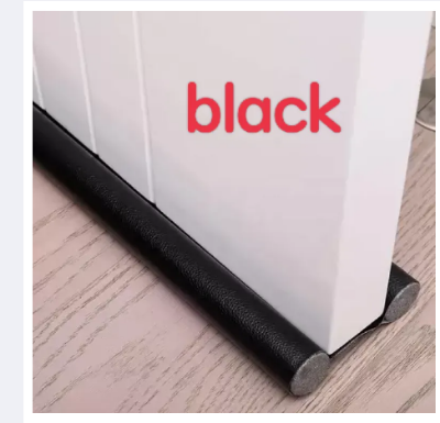 Picture of New Door Gap and Door Bottom Seal Door Draft and Door Air Stopper door bottom seal for house door use-Black