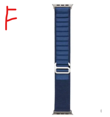 Picture of vairal  🔥 Premium Metal Alpine Nylon Strap for Apple Watch – 42/44/45/49mm | Heavy Duty Edition vairal belt-blue belt