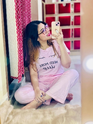 Picture of new women combo offer offer offer women High quality design 100% fabric viscose t shirt and pent combo-Blush Pinkedium