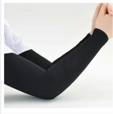 Picture of wanter hot item for biker 1 Pair Ultra Arm hand Sleeves For Fashion and  face mask  combo set for bike rider  best item in wanter a-Jet Black,Int: One size