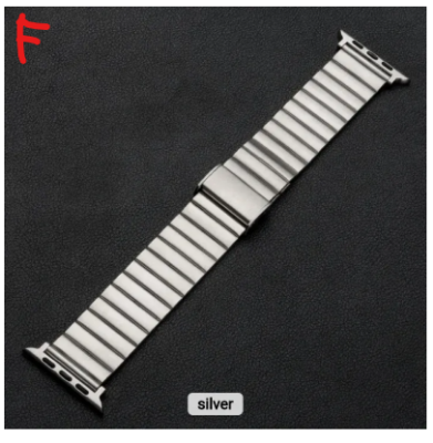 Picture of Trending vairal Magnetic Strap For Apple watch Band 49 mm 42mm 44mm 45mm bracelet iWatch 3 4 5 6 7 se 8 ultra straps-silver  high