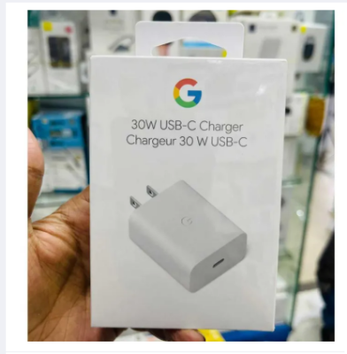 Picture of best low price a Google 30W USB-C Charger Fast Charging Pixel Phone Charger Adapter and Type C To Type-C PD Cable Compatible with Google Products and Other USB-C Devices asol charger-Google 30W Adapter