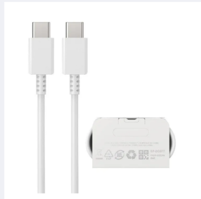 Picture of vairal number one samsung 5A USB-C to Type-C Fast Charging Cable – PD 3.0 Compatible with Galaxy S & Note Series For Samsung Mobile-White