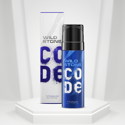 Picture of WILD STONE CODE PERFUME BODY SPRAY TITANIUM 120 ML